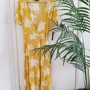 Yellow Lulu Wrap Maxi
